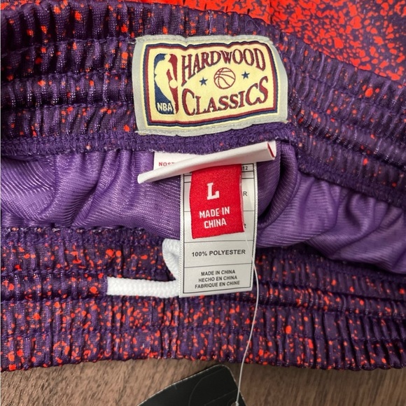 New Mitchell & Ness NBA 1996 Phoenix Suns Fadeaway Swingman Shorts Mens large - Picture 3 of 4